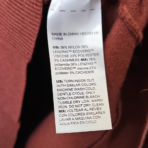 Chico's Caviar Bead V-Neck Pullover Dolman Sleeve Sweater Large Sable - Picture 8 of 10